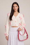 Bow Long Sleeve Cardigan