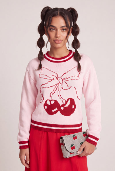 Cherry Graphic Sweater