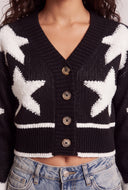 Star Crop Cardigan