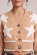Star Crop Cardigan
