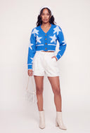Star Crop Cardigan