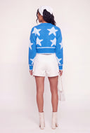 Star Crop Cardigan