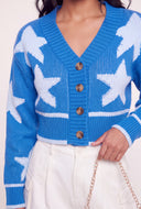 Star Crop Cardigan