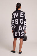 Patterned Long Cardigan