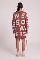 Patterned Long Cardigan