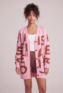 Patterned Long Cardigan