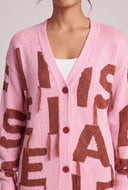 Patterned Long Cardigan
