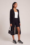 Distressed Open Front Duster