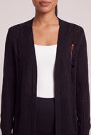 Distressed Open Front Duster