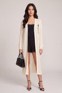 Distressed Open Front Duster