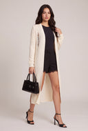 Distressed Open Front Duster
