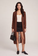 Distressed Open Front Duster