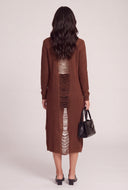 Distressed Open Front Duster