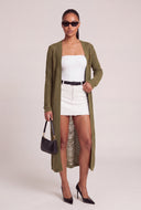 Distressed Open Front Duster