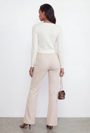 Kimberly Ribbed Knit Cropped Cardigan