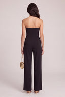 Strapless Overlay Jumpsuit