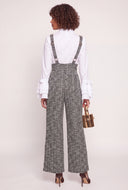Tweed Plunge Jumpsuit