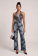 Clementine Floral Halter Jumpsuit