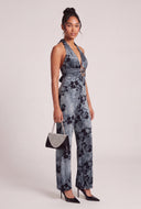 Clementine Floral Halter Jumpsuit
