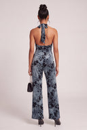 Clementine Floral Halter Jumpsuit