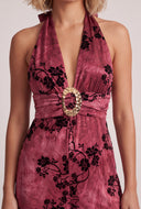 Clementine Floral Halter Jumpsuit