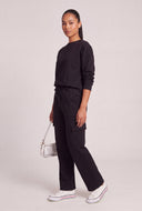 Drawstring Cargo Sweatpants