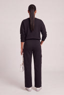 Drawstring Cargo Sweatpants