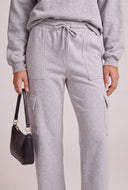 Drawstring Cargo Sweatpants
