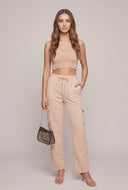 Drawstring Cargo Sweatpants