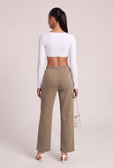 Drawstring Cargo Sweatpants