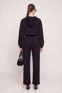 Hooded Wide Leg Jumpsuit
