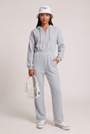 Hooded Wide Leg Jumpsuit