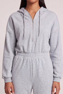 Hooded Wide Leg Jumpsuit