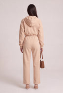 Hooded Wide Leg Jumpsuit