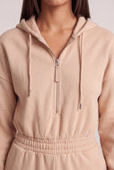 Hooded Wide Leg Jumpsuit