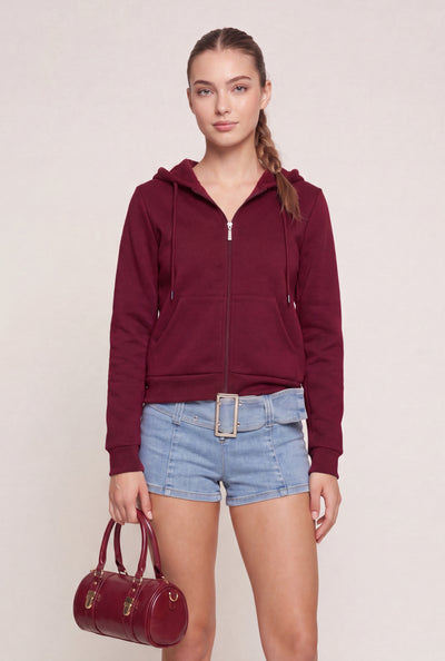 Amaya Zip Front Hoodie