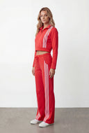 Keziah Cropped Fleece Quarter Zip Sweatshirt
