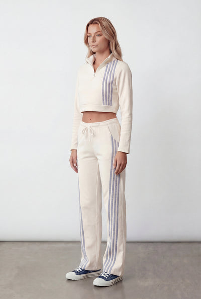 Keziah Fleece Side Stripe Sweatpants