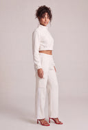 Carolyn Zip Crop Sweatshirt