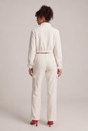 Carolyn Zip Crop Sweatshirt