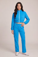 Carolyn Zip Crop Sweatshirt