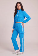 Carolyn Zip Crop Sweatshirt