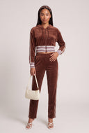 Velour Pull On Sweatpants