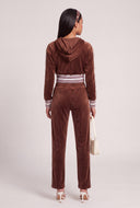 Velour Pull On Sweatpants