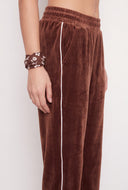 Velour Pull On Sweatpants