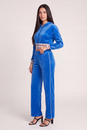 Velour Pull On Sweatpants