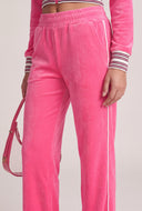 Velour Pull On Sweatpants