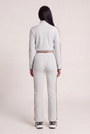 Contrast Stripe Flare Pants