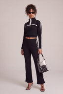 Contrast Crop Pullover