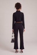 Contrast Crop Pullover